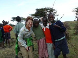martha-rhodes-at-a-masai-village-school