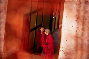 two-monks-in-bhutan