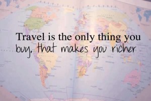 Travel makes you richer