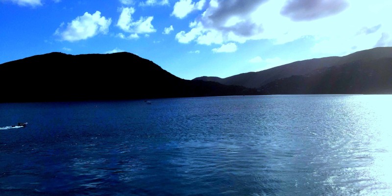 Sun Starting to Set from Windstar Wind Surf, Virgin Gorda 1