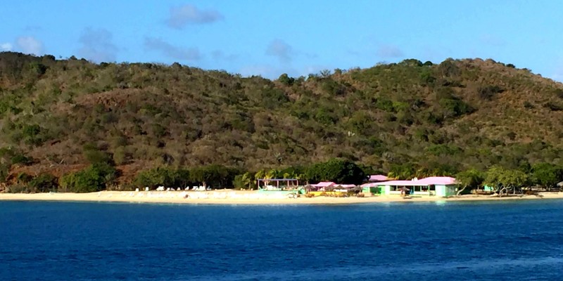 View from Windstar Wind Surf to Prickley Pear Cay, Virgin Gorda